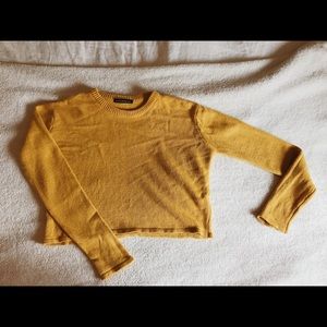 Cropped Yellow Sweater